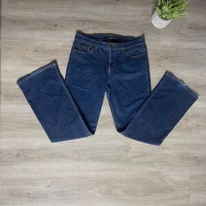 DKNY SoHo Boot Cut Classic Dark Wash Blue Jeans